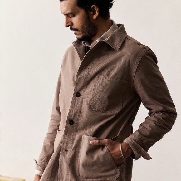 Taylor Stitch Other - Taylor Stitch The Ojai  Organic Cotton Chore  Jacket in  Dried Earth Sz 42